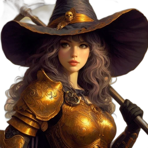 hat, staff, crown, jewelry, fantasy art, concept art, photorealistic, 3d render transparent PNG cut-out
