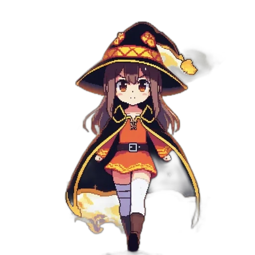 staff, hat, weapon, crown, pixel art, fantasy art, anime, concept art transparent PNG cut-out
