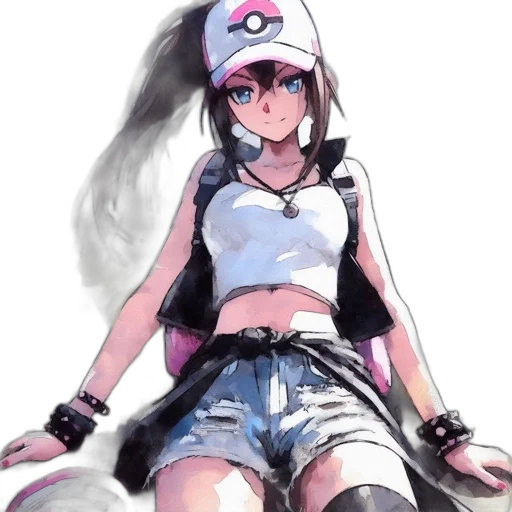 staff, weapon, animal, hat, concept art, watercolor, anime, pixel art transparent PNG cut-out