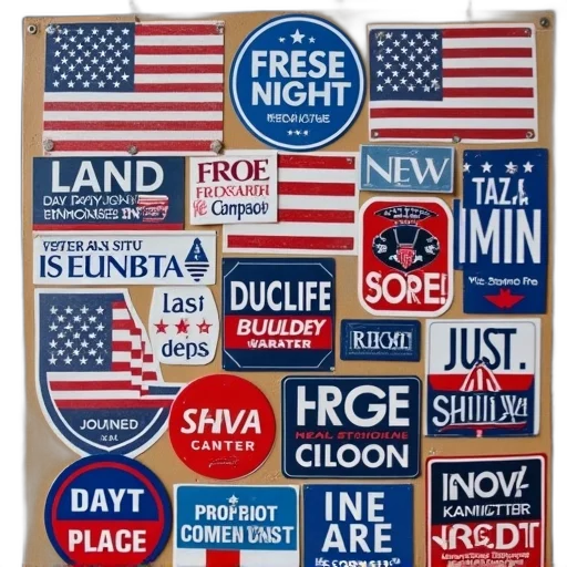 bumper, board, veterans, campaign, stickers transparent PNG cut-out