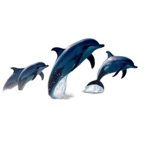 animal, concept art, 3d render, photorealistic, pixel art, underwater, blue, group transparent PNG cut-out