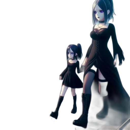 dress, robot, concept art, 3d render, fantasy art, pixel art, outer space, underwater transparent PNG cut-out