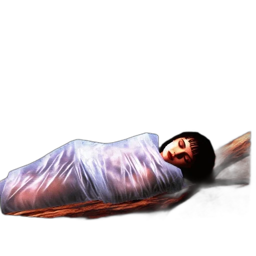 creature, dress, staff, robot, concept art, 3d render, photorealistic, pixel art transparent PNG cut-out