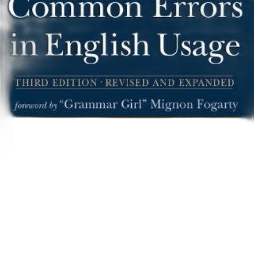 book, cover, titled, common, errors, english, usage, vintage transparent PNG cut-out