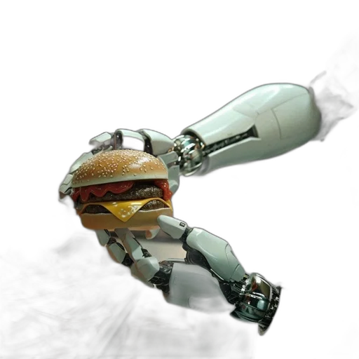 robot, food, weapon, animal, 3d render, concept art, pixel art, photorealistic transparent PNG cut-out