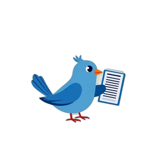 stylized, illustration, blue, bird, white, face, black, eye transparent PNG cut-out