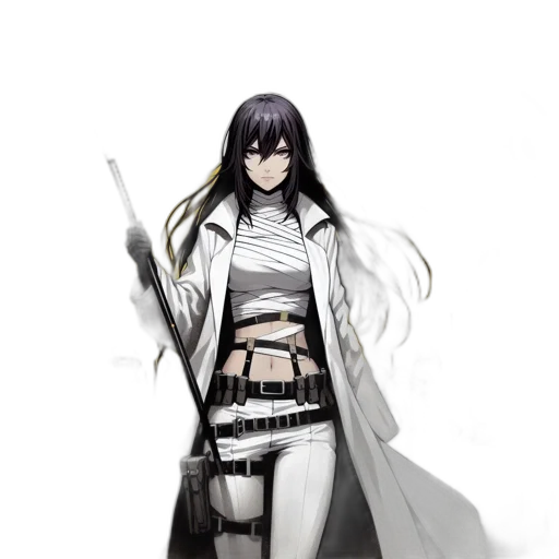 sword, staff, weapon, concept art, fantasy art, pixel art, anime, monochrome transparent PNG cut-out