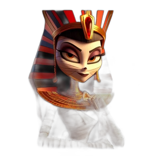mask, crown, jewelry, face, concept art, fantasy art, 3d render, pixel art transparent PNG cut-out