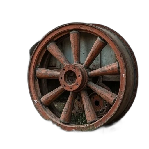 weapon, furniture, car, staff, 3d render, photorealistic, old, junkbin transparent PNG cut-out