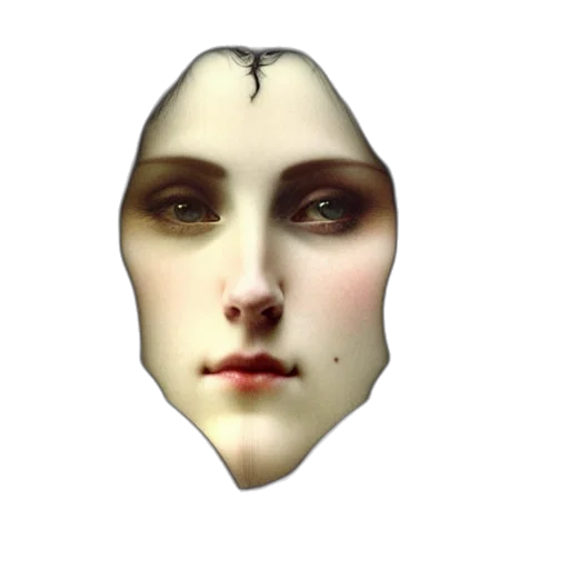 face, mask, robot, creature transparent PNG cut-out