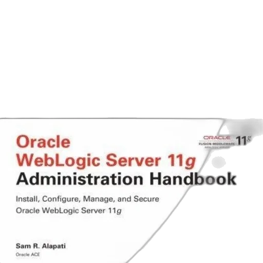 book, cover, titled, oracle, weblogic, server, 11g, administration transparent PNG cut-out