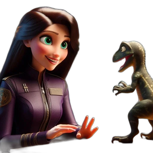 dragon, concept art, 3d render, fantasy art, outer space, animated, scene, features transparent PNG cut-out