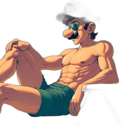 concept art, cartoon, watercolor, photorealistic, green, animated, figure, resembling transparent PNG cut-out