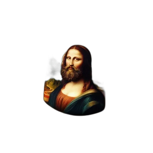 face, jewelry, crown, jacket, pixel art, photorealistic, 3d render, oil painting transparent PNG cut-out