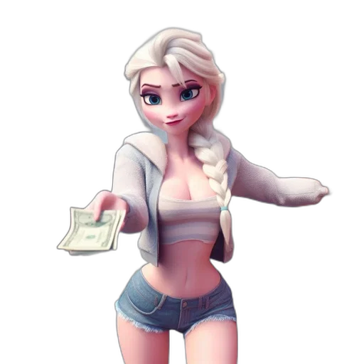 jacket, concept art, 3d render, cartoon, fantasy art, pastel, animated, female transparent PNG cut-out