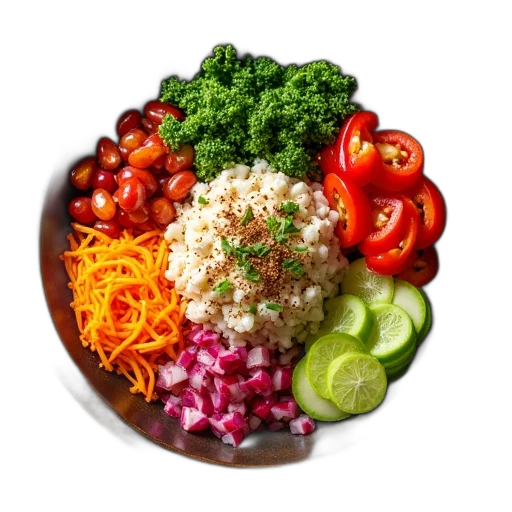 food, crown, top, view transparent PNG cut-out