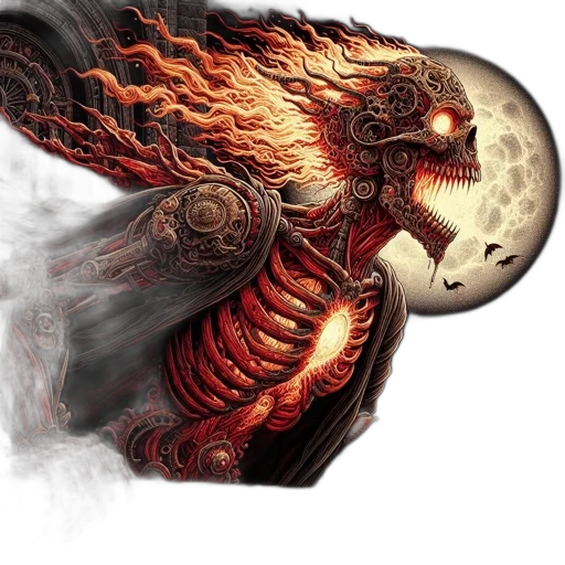 dragon, mask, creature, fantasy art, concept art, photorealistic, comic book art, skeletal transparent PNG cut-out