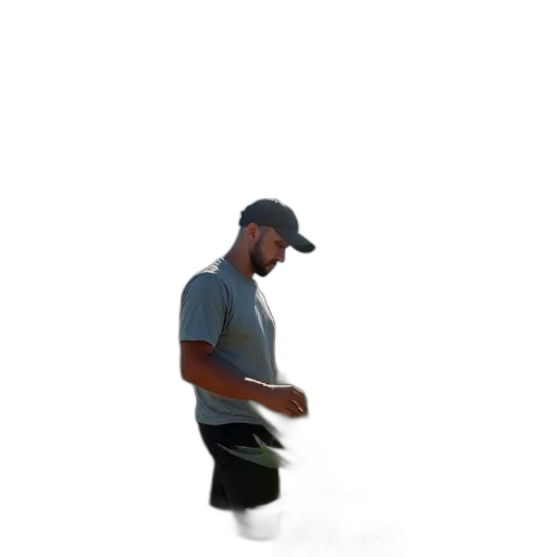 staff, hat, food, face, 3d render, concept art, photorealistic, pixel art transparent PNG cut-out