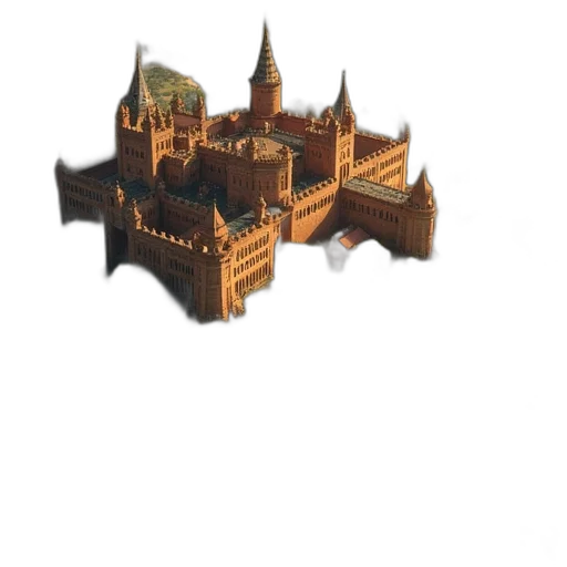building, crown, dragon, weapon transparent PNG cut-out