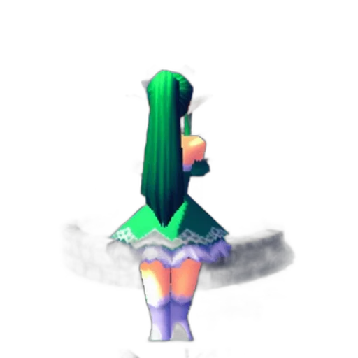 dress, robot, staff, crown, 3d render, pixel art, concept art, fantasy art transparent PNG cut-out