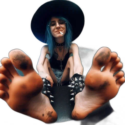 shoes, hat, face, creature, photorealistic, watercolor, cartoon, concept art transparent PNG cut-out