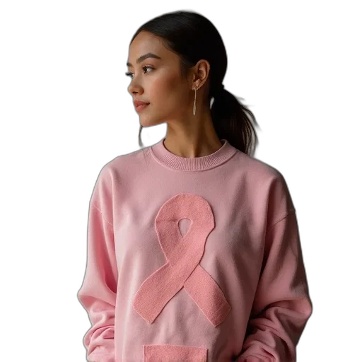 jacket, pastel, warrior, cervical, cancer, sweatshirt transparent PNG cut-out