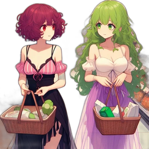 dress, pixel art, anime, fantasy art, concept art, green, colorful, neon transparent PNG cut-out