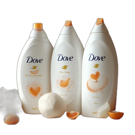 bottle, food, selection, dove transparent PNG cut-out