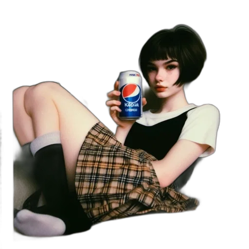 bottle, jacket, robot, food, vaporwave, photorealistic, pixel art, concept art transparent PNG cut-out