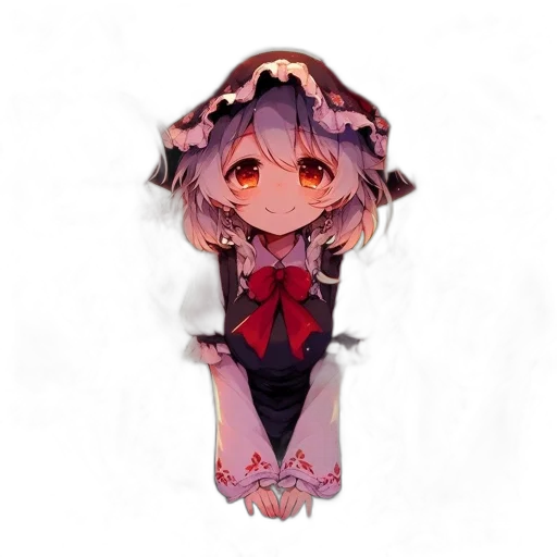 umbrella, staff, creature, mask, pixel art, 3d render, anime, concept art transparent PNG cut-out
