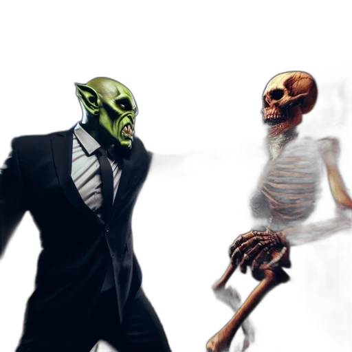 mask, creature, concept art, fantasy art, 3d render, comic book art, outer space, green transparent PNG cut-out