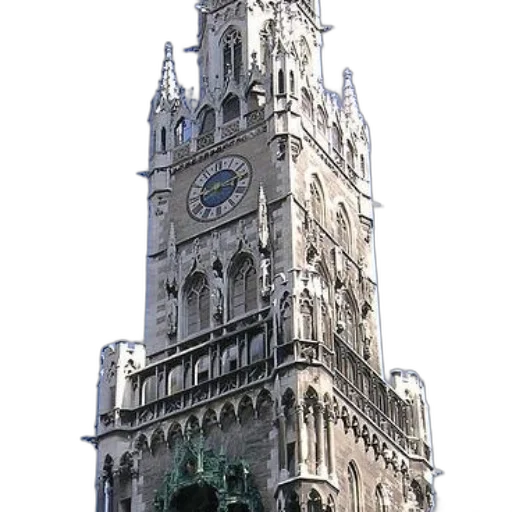 building, staff, crown, 3d render, concept art, photorealistic, city street, tall transparent PNG cut-out