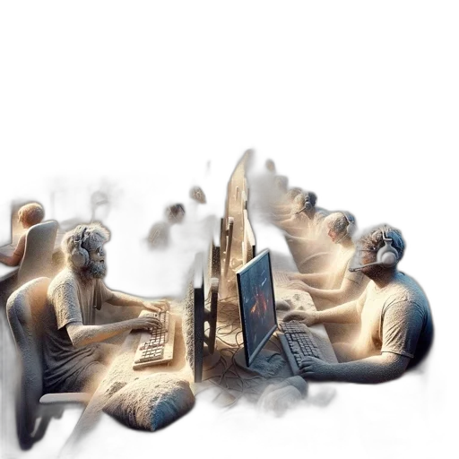 furniture, concept art, 3d render, photorealistic, fantasy art, inside, dust-filled, computer transparent PNG cut-out