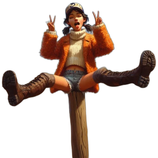 staff, jacket, hat, furniture, concept art, 3d render, pixel art, photorealistic transparent PNG cut-out