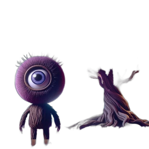 creature, animal, robot, staff, concept art, 3d render, fantasy art, pixel art transparent PNG cut-out