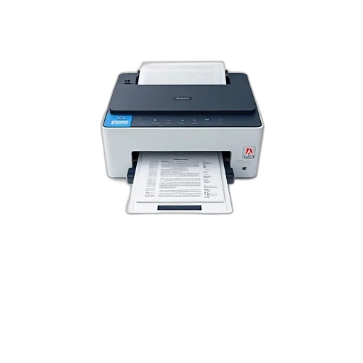 robot, white, printer, blue, black, control, panel, displayed transparent PNG cut-out