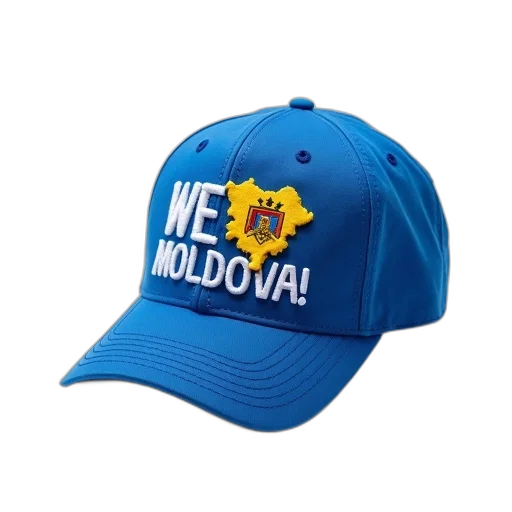 hat, crown, 3d render, blue, white, baseball, cap, map transparent PNG cut-out