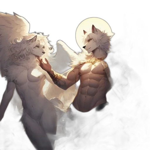 concept art, fantasy art, watercolor, pixel art, fire, golden, monochrome, two transparent PNG cut-out