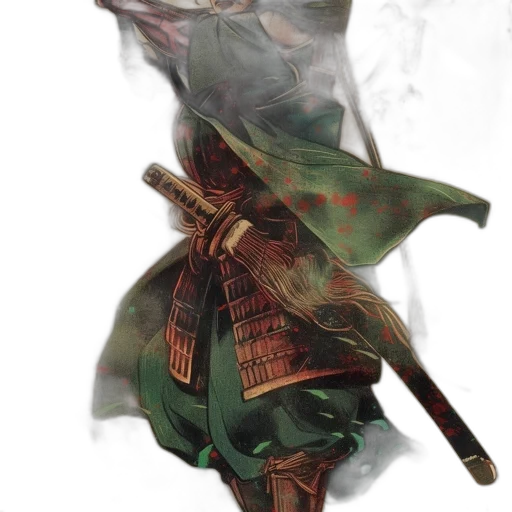 mask, sword, umbrella, weapon, concept art, fantasy art, photorealistic, watercolor transparent PNG cut-out