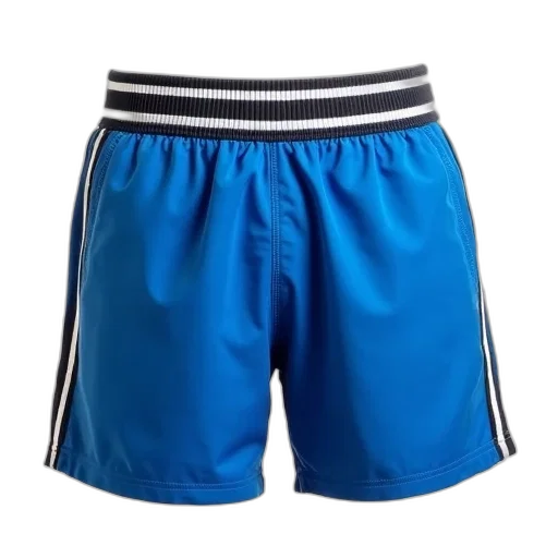 jacket, blue, monochrome, pair, shorts, white, stripe, waistband transparent PNG cut-out