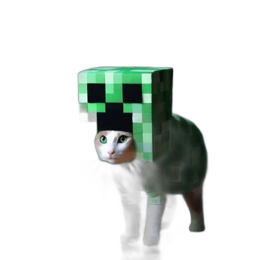 hat, animal, creature, crown, pixel art, 3d render, concept art, photorealistic transparent PNG cut-out