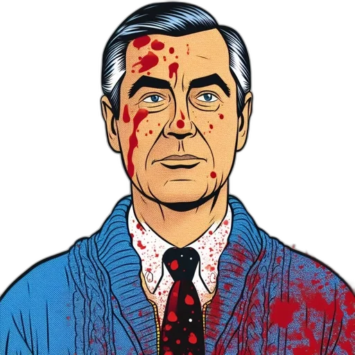 face, comic book art, cartoon, pixel art, concept art, elderly, man, stern transparent PNG cut-out