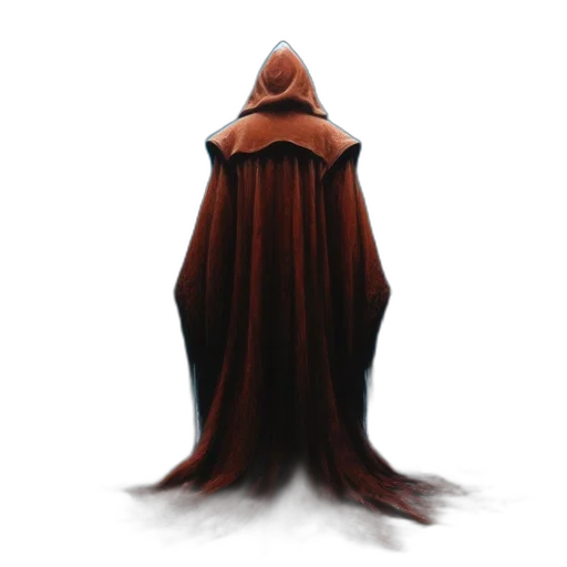 dress, jacket, mask, staff, concept art, fantasy art, pixel art, 3d render transparent PNG cut-out