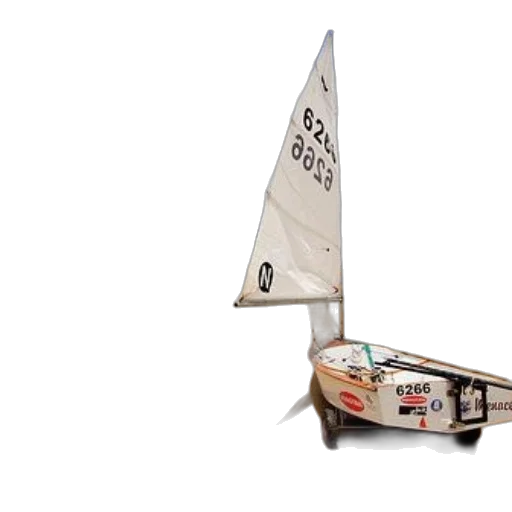 3d render, photorealistic, two, sailboats, numbers, 6300, 6266, their transparent PNG cut-out