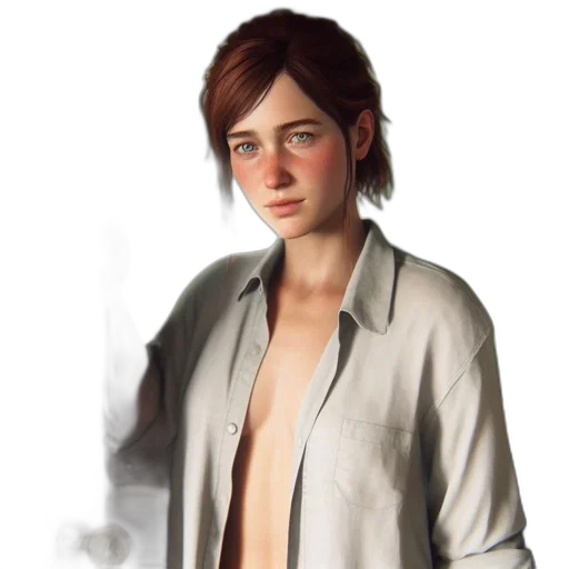 jacket, staff, dress, concept art, photorealistic, 3d render, fantasy art, earth tones transparent PNG cut-out