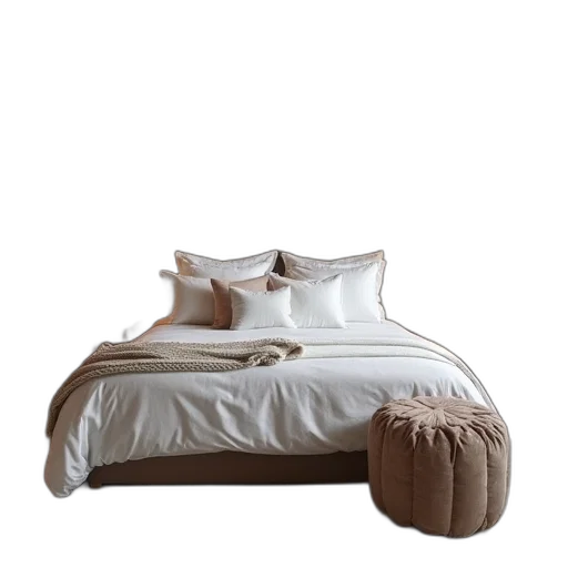 furniture, 3d render, photorealistic, earth tones transparent PNG cut-out