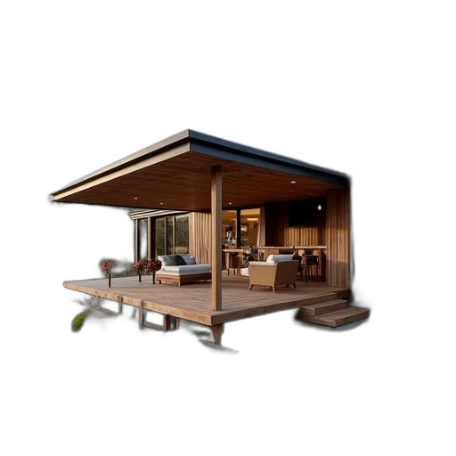 furniture, umbrella, building, 3d render, photorealistic, concept art, 37a, mount transparent PNG cut-out