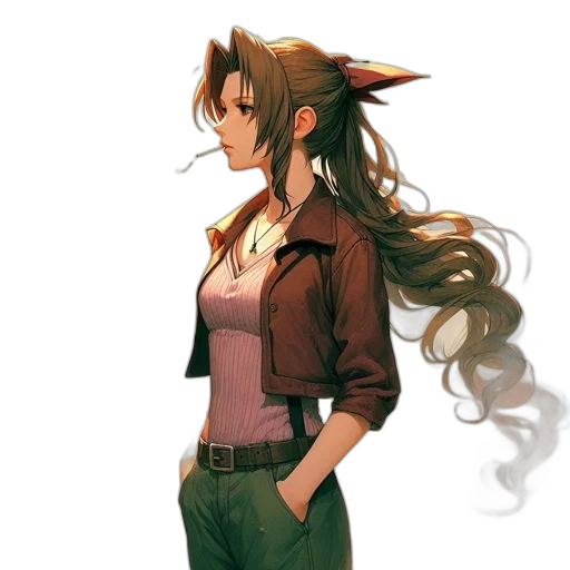 staff, jacket, animal, dragon, concept art, fantasy art, pixel art, anime transparent PNG cut-out