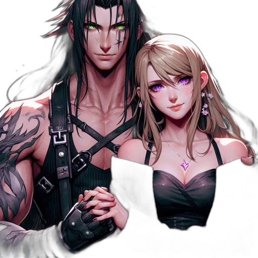 concept art, cyberpunk, fantasy art, watercolor, dark, monochrome, intense, male transparent PNG cut-out