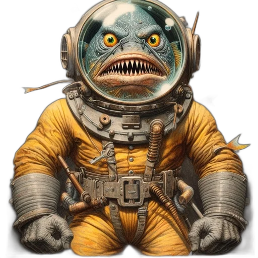robot, creature, mask, face, concept art, fantasy art, comic book art, photorealistic transparent PNG cut-out